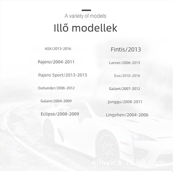 Autó Bluetooth-vevő Mitsubishi MP3 lejátszóhoz, Modell MITSUBISHI-A, AUX, 12-24V, Bluetooth 4.0, 24 órás lejátszás