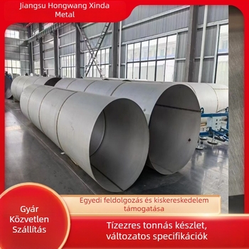 304 rozsdamentes acél tekercs, kerek, hajlított, kúpos kötésű, lézeres vágású lemezek, felület No.1