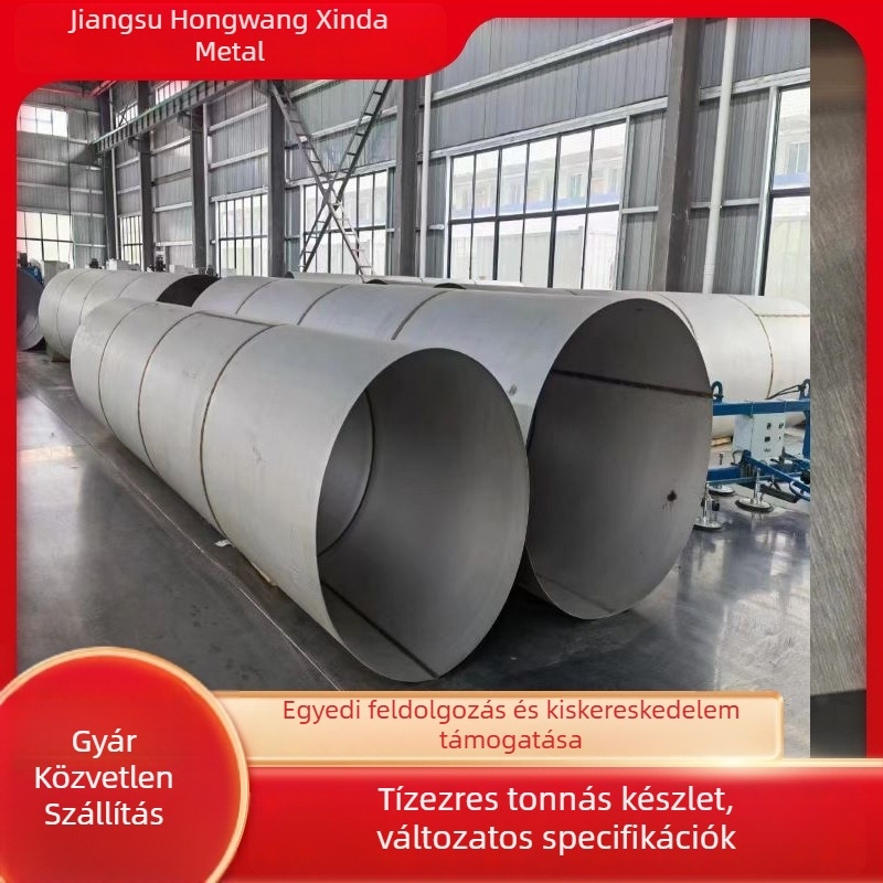 304 rozsdamentes acél tekercs, kerek, hajlított, kúpos kötésű, lézeres vágású lemezek, felület No.1