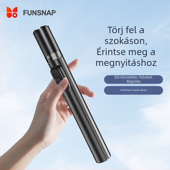 Hordozható padlós telefontartó állvány Bluetooth távirányítóval, alumíniumötvözet test, képstabilizálás, testreszabás támogatott