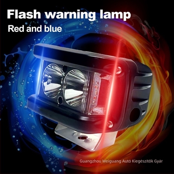 Terepmotor előfényszóró, vízálló COB LED spot, 42W, 12V, IP68, 4200LM