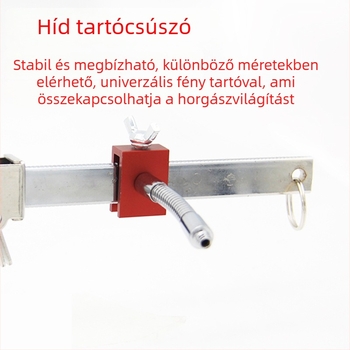 Horgászfelszerelés készlet híd/raft tartóval, univerzális csúszó, horgász csatlakozó és hordozható világítás; Márka Fisherman's Treasure, Komponens 6927754884, Kategória: Horgász kellékek, Anyag: alumíniumötvözet