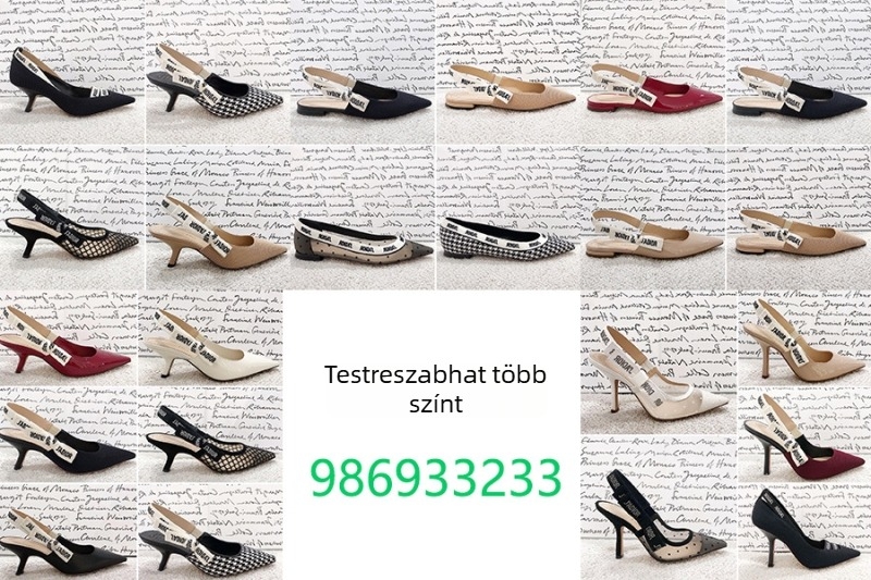 Pántos szandálok - felsőrész első osztályú marhabőrből, hegyes orrú, hercegnő-stílus, gumírozott talp