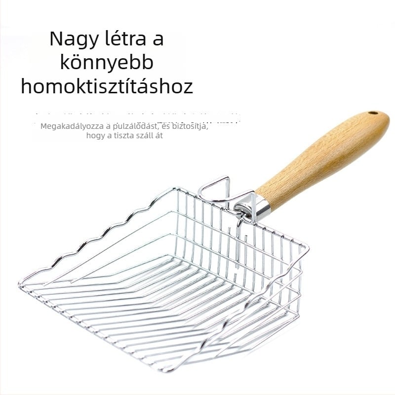 Fém macskaalomkanál; kompatibilis a bentonittel, tofu homokkal és kevert homokkal; nem importált; nincs magáncímke