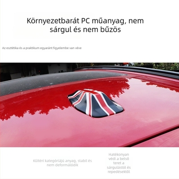 Carlway autóantennafede BMW Mini U25-höz, dekoratív, öntapadós szerelés, testreszabás elérhető