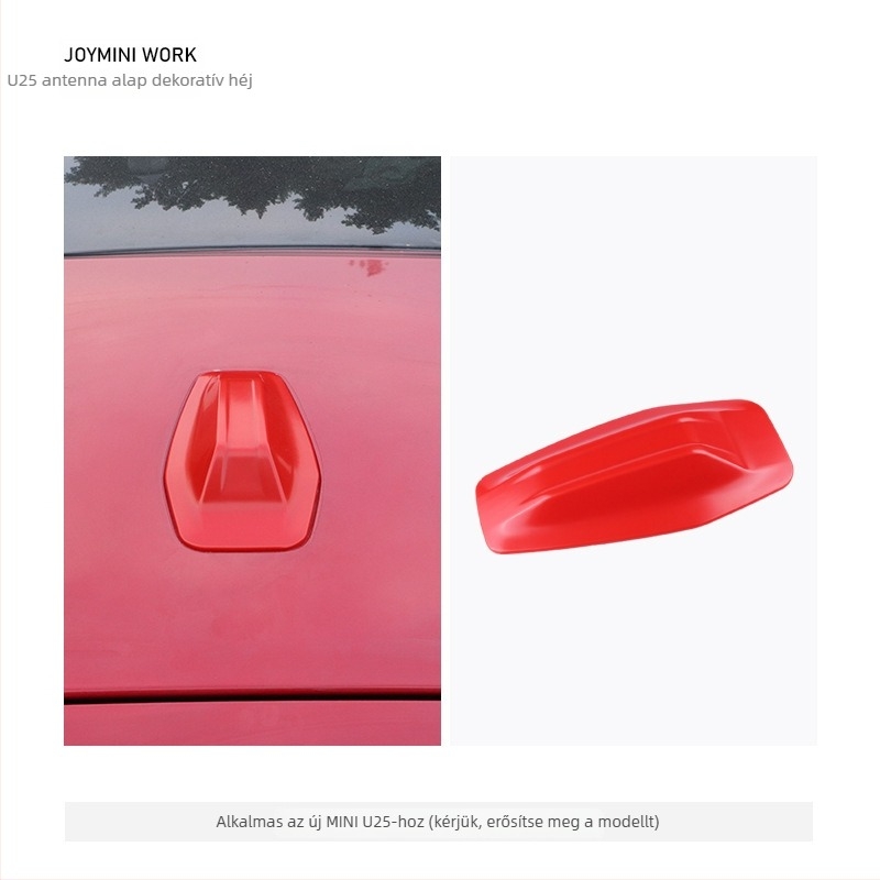 Carlway autóantennafede BMW Mini U25-höz, dekoratív, öntapadós szerelés, testreszabás elérhető