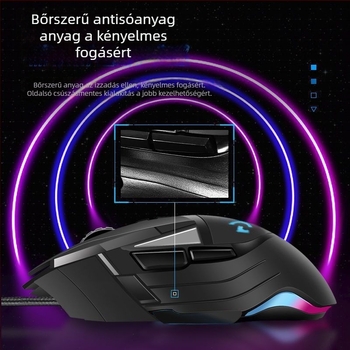 G502 vezetékes játékmouse, optikai érzékelő 5600 DPI, 7 gomb, USB, ergonómikus