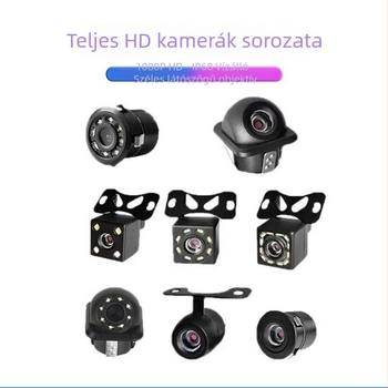 Autó hátsó kamera (12V; 170° látószög; 648x488 felbontás; CCD érzékelő; PAL CVBS)