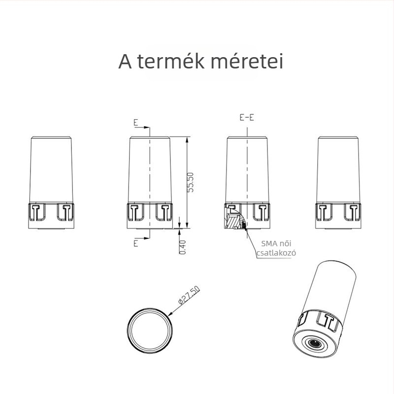TDXL GNSS Beidou GPS – Drónpozicionálás kiváló pontossággal, multi-frekvenciás aktív négyágú spirálantenna RTK felméréshez