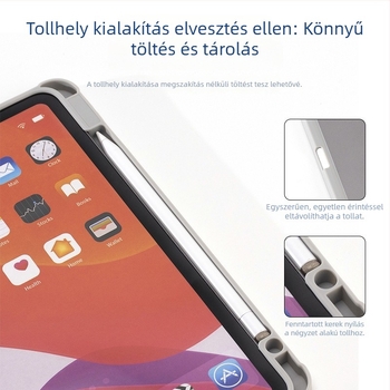 Vékony és könnyű iPad védőtok háromrészes flipfedéllel, több méret elérhető