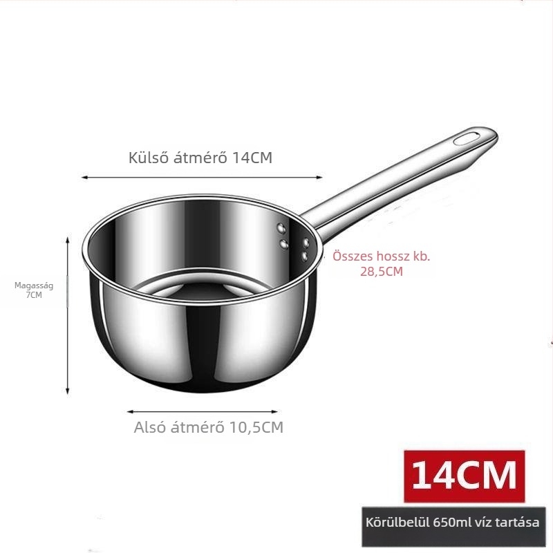 304 rozsdamentes acél víz merőkanál, élelmiszer-minőségű, hosszú nyele, konyhai eszköz