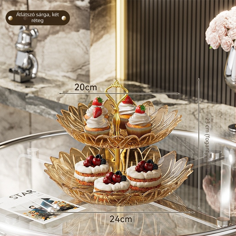 Műanyag gyümölcstál, Xijueya márka, modern minimalist stílus, 2025-ben bemutatva