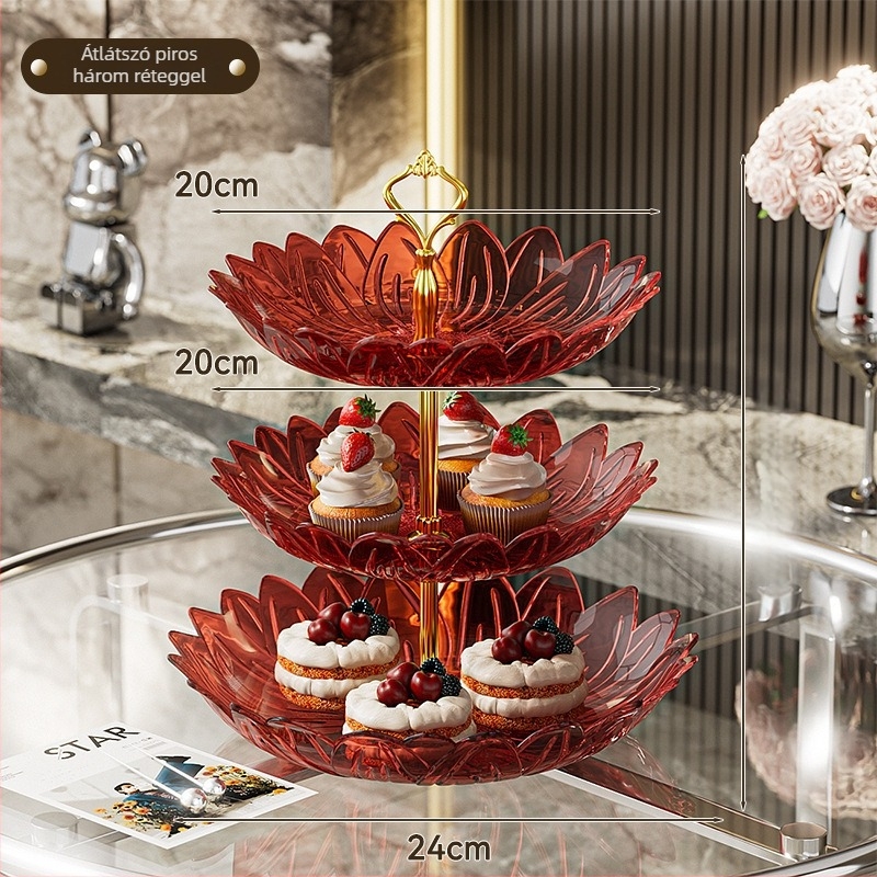 Műanyag gyümölcstál, Xijueya márka, modern minimalist stílus, 2025-ben bemutatva