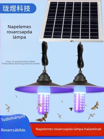 Ragasztó szúnyogcsapó lámpa, kültéren, 10 m² lefedettség, kézi elektromos működés, akkumulátor nélkül