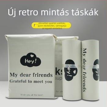 Megvastított angol nyelvű nyomtatású expressz tasak logóval, vízálló, PE csomagolás