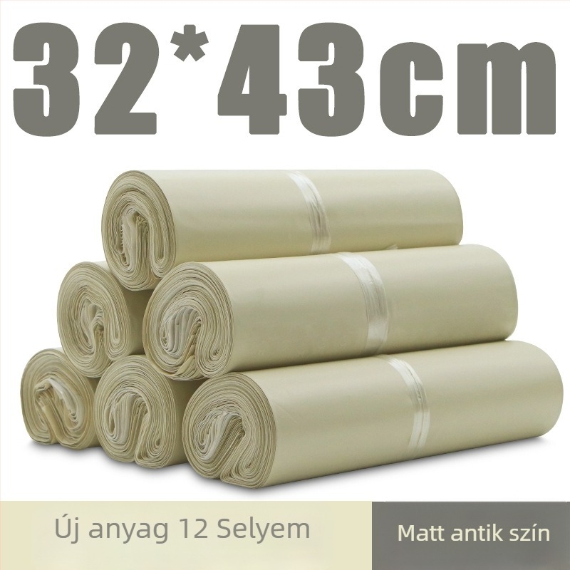 Megvastított angol nyelvű nyomtatású expressz tasak logóval, vízálló, PE csomagolás