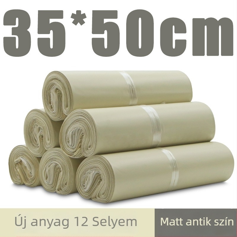 Megvastított angol nyelvű nyomtatású expressz tasak logóval, vízálló, PE csomagolás