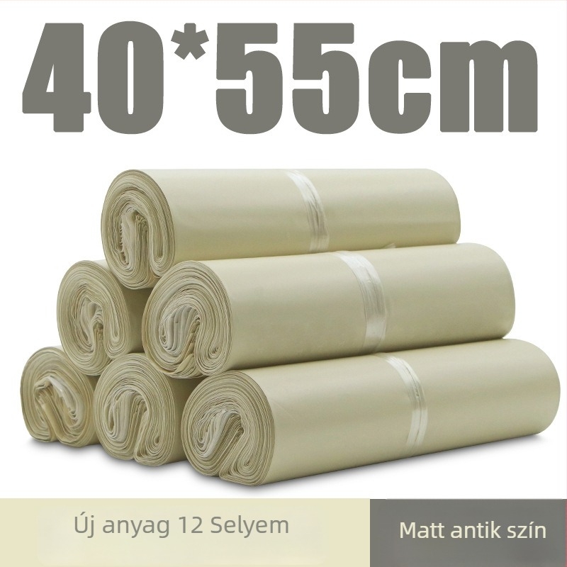 Megvastított angol nyelvű nyomtatású expressz tasak logóval, vízálló, PE csomagolás