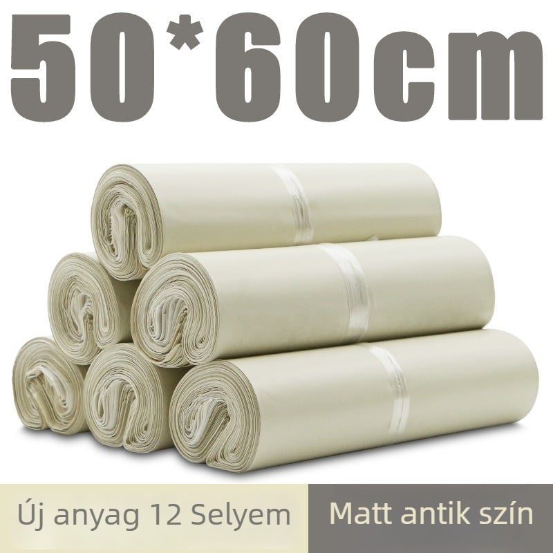 Megvastított angol nyelvű nyomtatású expressz tasak logóval, vízálló, PE csomagolás