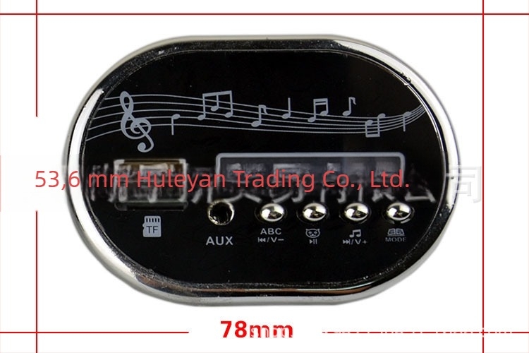 Gyerekek elektromos autójához zenei panel MP3-lejátszóval, zenei chippel és áramkörrel (műanyag ház)