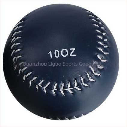 Súlyozott softball PVC edzőlabda, logónyomtatás elérhető, 9–12 oz