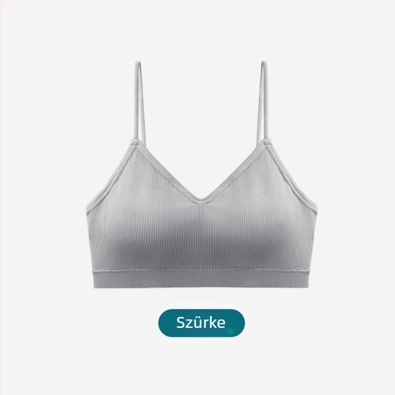 Kefei Nylon melltartó/top, Camisole stílus, Felső támaszkodó kosár, Közepes kosárforma, Mellkas ölelés, Szép hátsó rész, Nyár 2024