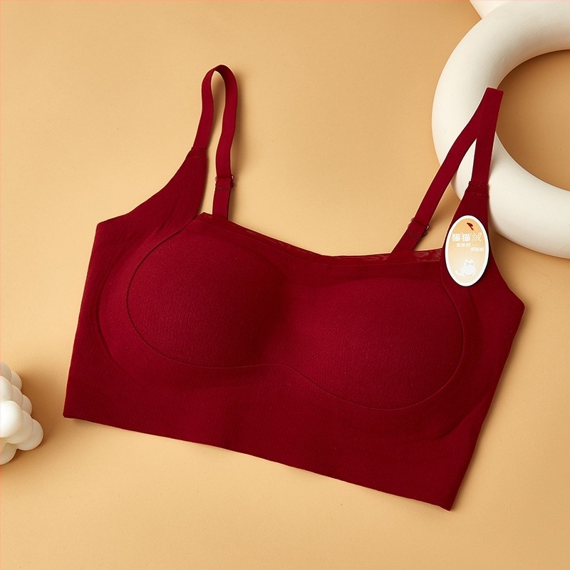 Nylon anyagú hát nélküli bandeau melltartó, varrás nélküli, vékony formázott kosarakkal és push-up támogatással