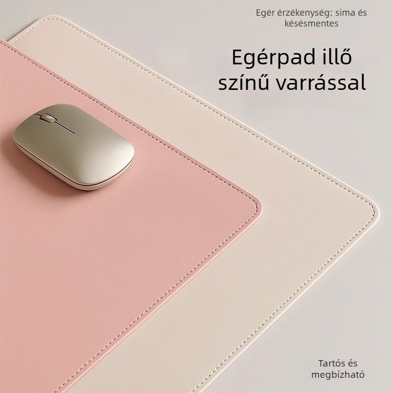 Extra nagy, kétoldalas csúszásmentes egérpad, egyszínű asztali matrac, irodai és tanulási célokra, vízálló és foltálló