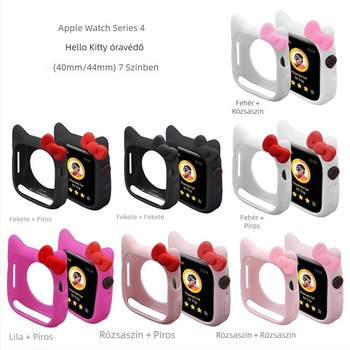 Kemoka Apple Watch tok Hello Kitty dizájnnal, szilikon TPU anyagból, Apple Watch-kompatibilis, tömeg 4,5 g, 2020-es megjelenés