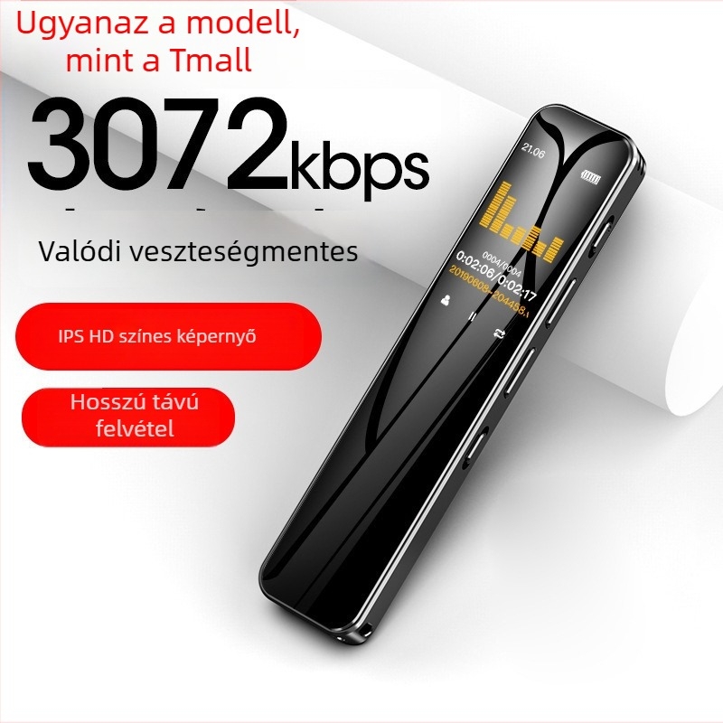 Nobixing G1/G6 professzionális hangrögzítő, HD zajcsökkentéssel, átírással, hordozható MP3 lejátszó