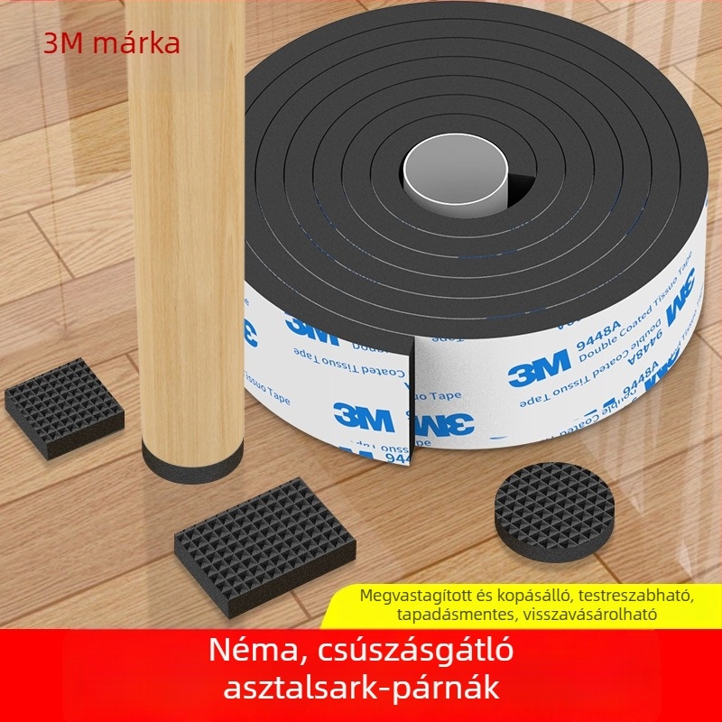 3M szék- és asztallábvédők — csúszásmentes, csendes, kopásálló, vastagított lábvédők kanapéhoz