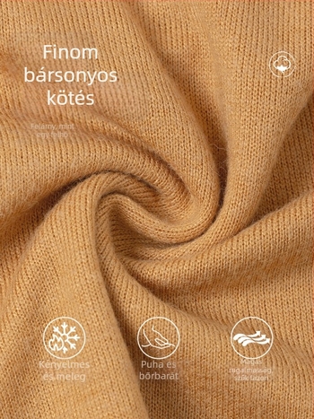 Női balett gyakorló kötött felső, hosszú ujjú, meleg ősz-télre, bélés pamut, összetétel 48% rayon, 31% poliészter, 21% nylon