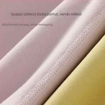 Gyerekeknek szóló pamut termikus leggings ősz-télre, vastag alaprétegű nadrág, meleg pizsama alsó
