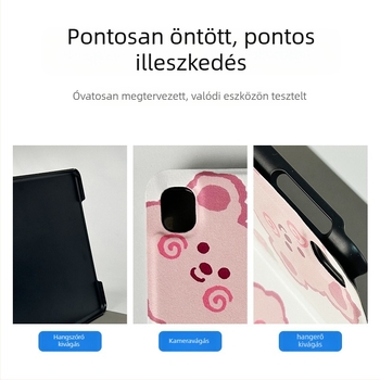Apple iPad védőtok – rajzfilmszerű stílus, forgatható fedél, PC anyag, ujjlenyomat-mentes, mágneses tartó