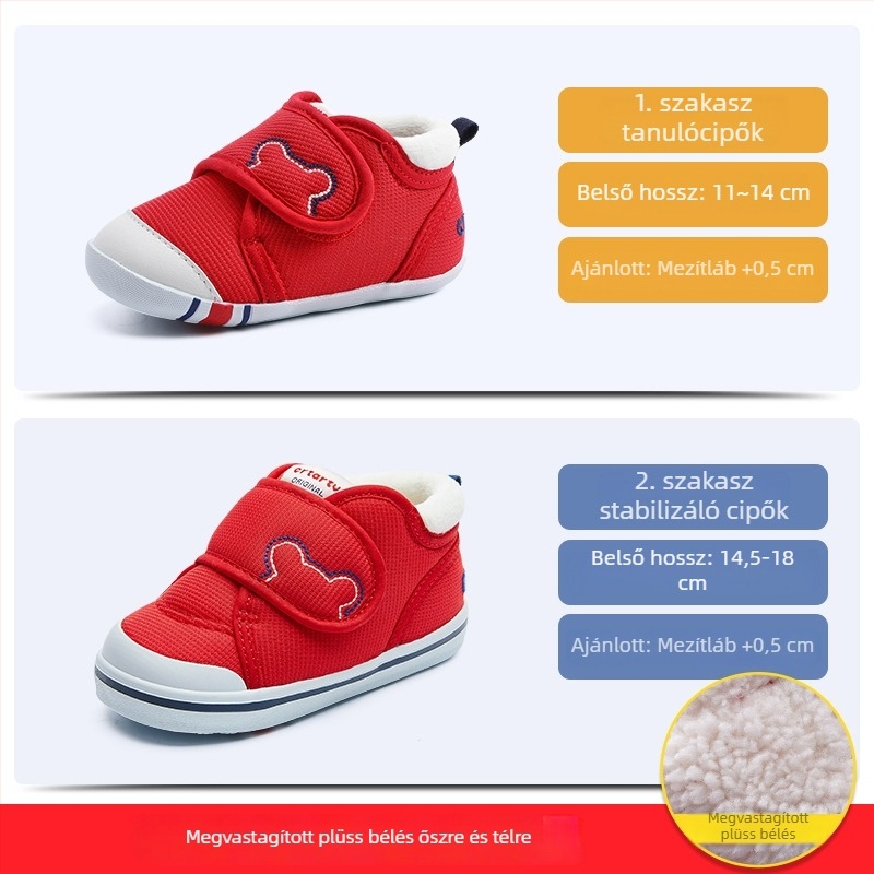 Carter Rabbit kisgyermekcipő – légáteresztő hálós felsőrész, puha talp, Velcro-zár, 12–36 hónap