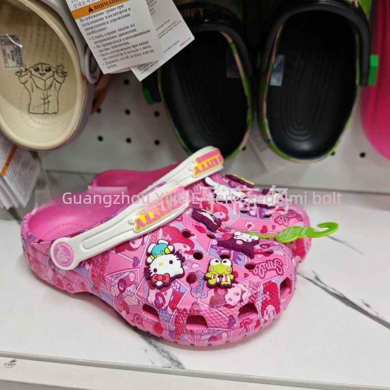 Gyerekek EVA strandcipők, uniszex, rajzfilmszerű stílus; EVA felsőrész és EVA talp; 1–12 éveseknek; 2024 nyári megjelenés