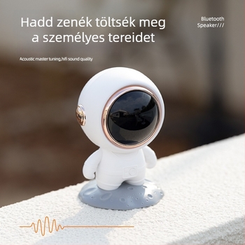LED világítással ellátott Bluetooth hordozható hangszóró beépített akkumulátorral, 300–500 mAh, 5W, frekvenciatartomány 60 Hz–15 kHz, SNR ≥75 dB