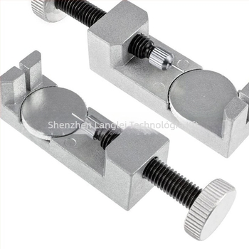 Fém óra javító eszköz állítható magassággal a szíj eltávolításához és beállításához