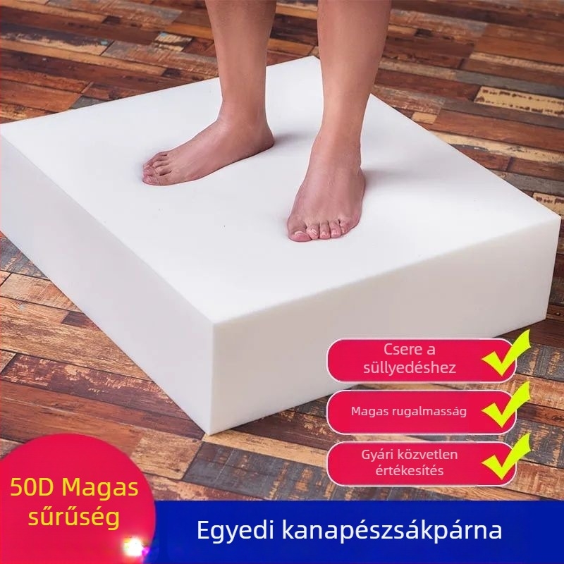 Memóriahabos kanapé párna | Univerzális méret | Egyszínű mintázat | Testreszabható a méret szerint | Minimalista stílus