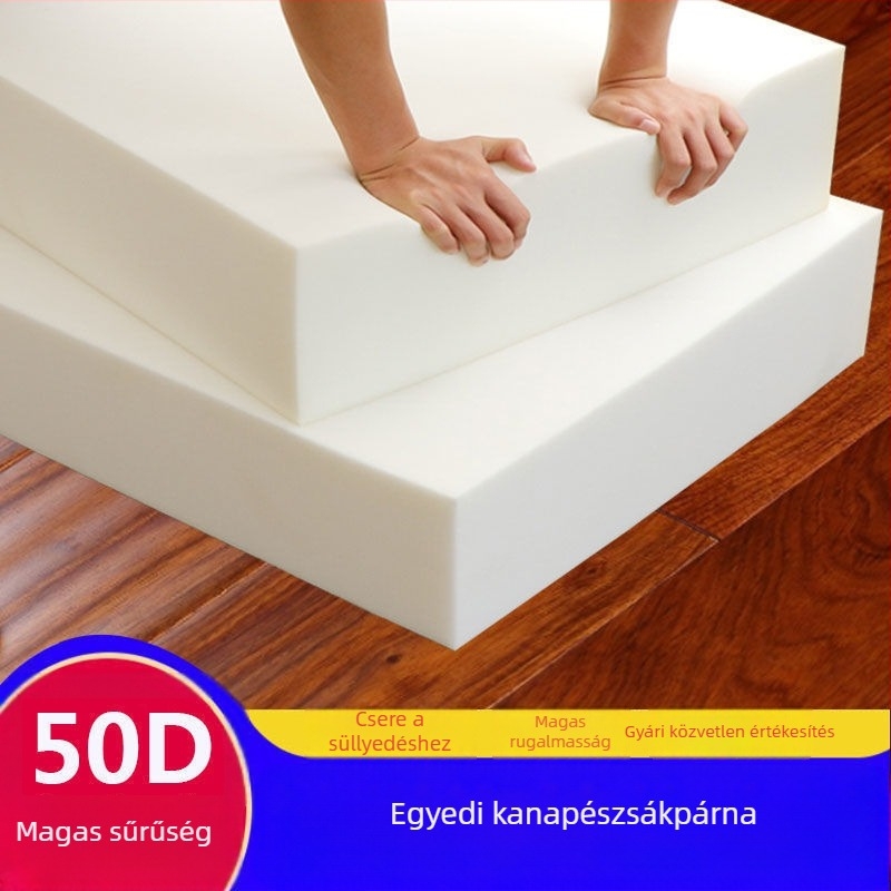 Memóriahabos kanapé párna | Univerzális méret | Egyszínű mintázat | Testreszabható a méret szerint | Minimalista stílus