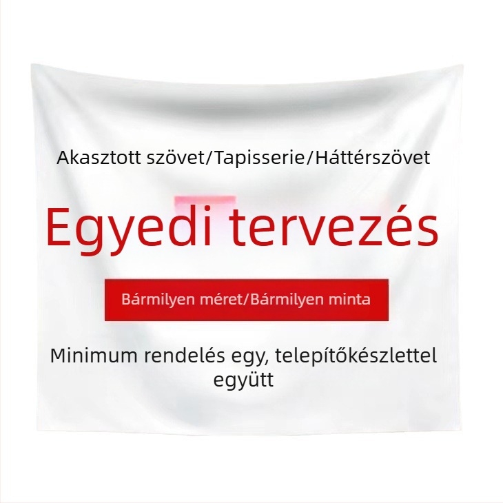 Nappali gobelin — digitális nyomtatás, testreszabható, poliészter, téglalap alakú, falidísz