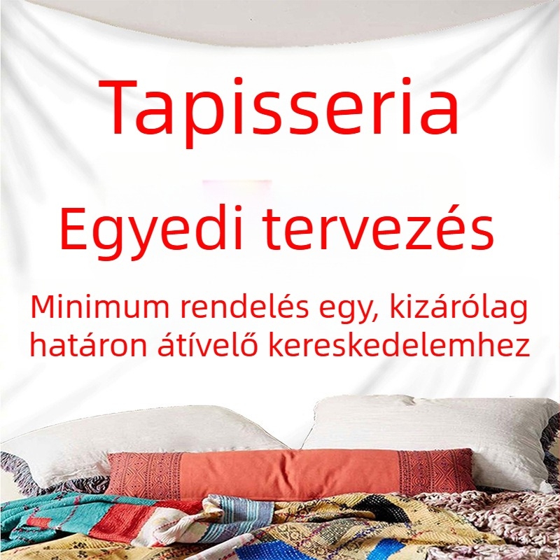 Nappali gobelin — digitális nyomtatás, testreszabható, poliészter, téglalap alakú, falidísz