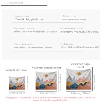 Személyre szabott falikárpit faldekorációhoz, cartoon motívummal
