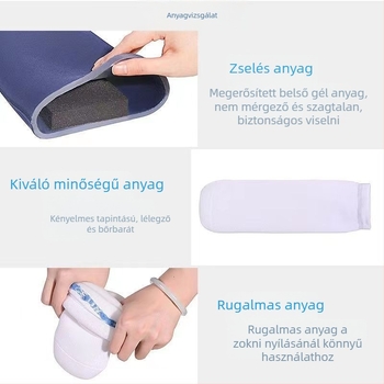 Protézisel szilikon hüvely, Know well márka, gél + textil felépítés, modell Prosthetic socks, univerzális stílus