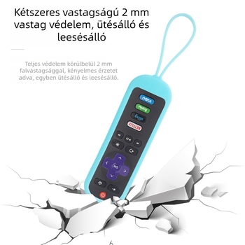 TCL Roku RC280-hoz készült szilikon távirányítóvédő — porálló, kopásálló és ütésálló