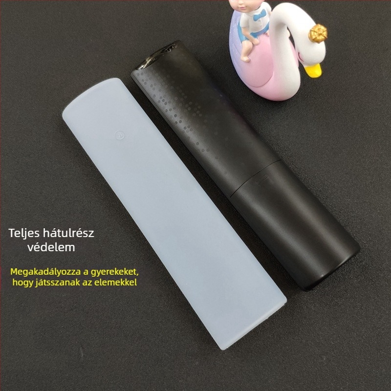 Szilikon távirányító tok Hisense CRF5A60-hoz, átlátszó, teljes lefedettség, modern minimalista stílus