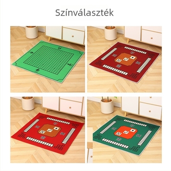 Otthoni Mahjong asztalhoz – vastag, csendes velúr felületű négyszögletes asztalterítő, csúszásmentes