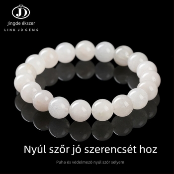 Uniszex kristály karkötő nyúl szőr kristály, kézzel készített, geometriai gyöngy mintázat