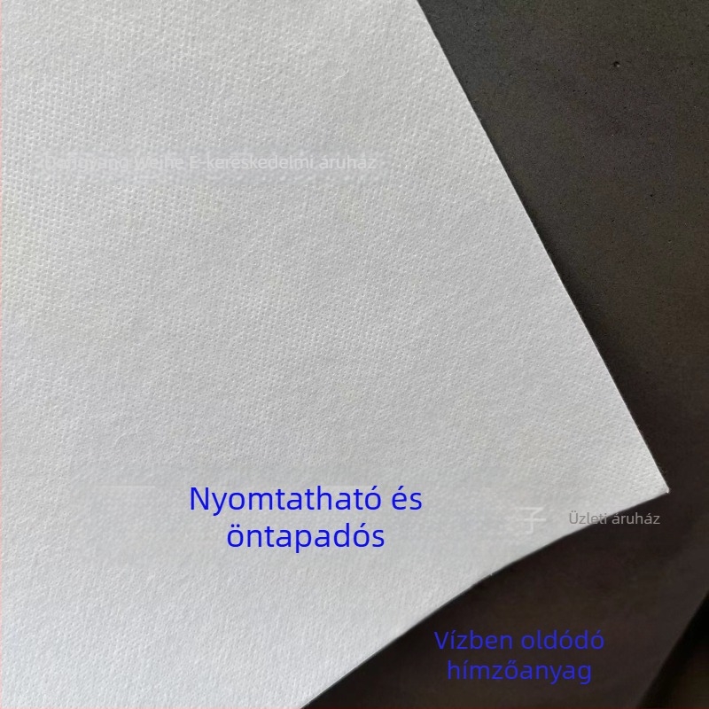 Yuori nyomtatható önragasztó hímző transzferpapír vízoldékony alátéttel és vízoldékony papírral keresztszemeshez