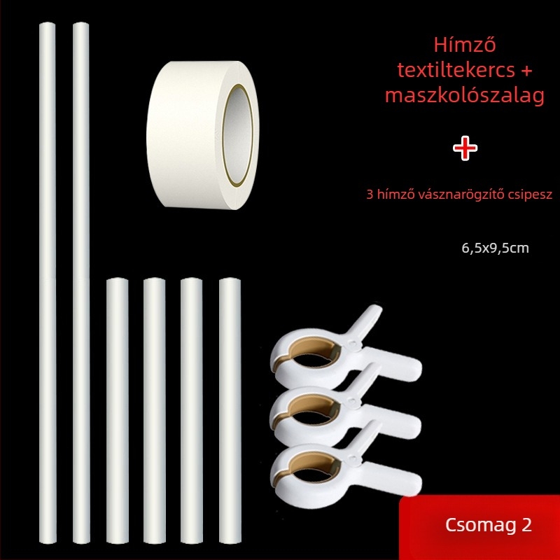 Keresztszemes hímzőkészlet kiegészítőkkel, 9 ct vászonhoz és műanyag lemezhez, egyszerű és modern stílus